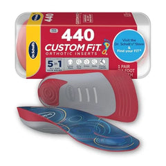 Dr. Scholl’s Custom Fit Orthotics 3/4 Length Arch Support Shoe Inserts Plantar Fasciitis Relief Insoles for Men and Women, Immediate All Day Total Lower Body Pain Relief, FSA HSA Eligible, CF440