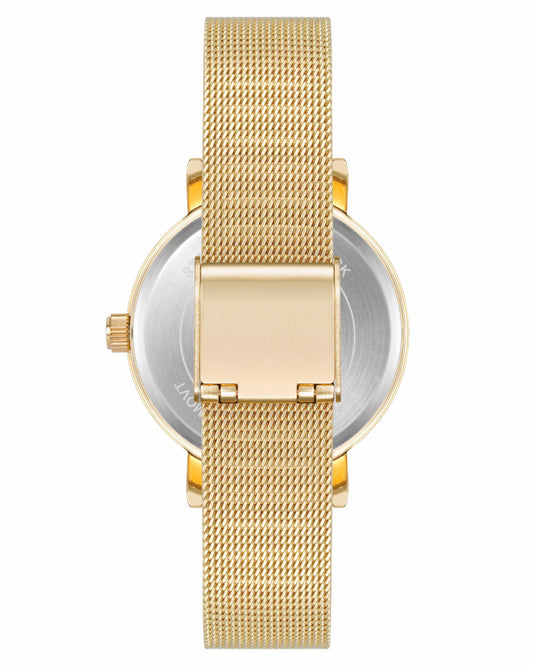 Anne Klein Women's Genuine Diamond Dial Mesh Bracelet Watch, AK/5078