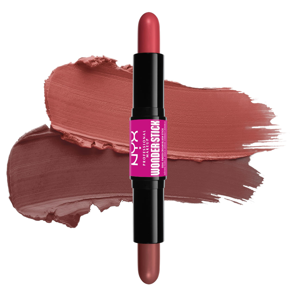 NYX PROFESSIONAL MAKEUP Wonder Stick Blush, Cream Blush Stick - Coral & Deep Peach