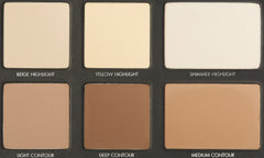 LORAC PRO Contour Palette & Contour Brush | Contour Powders & Highlighter Makeup | Mirror Compact