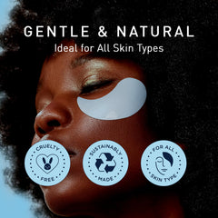 Enaskin Naturals Under Eye Patches for Dark Circles: 30 Pairs Collagen Eye Gels Pads - Reduce Wrinkles Puffy & Bags - Retinol Skin Treatment Mask - Anti Aging Face Moisturizer For Women & Men (Blue)