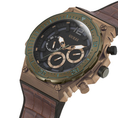 GUESS Dress to Sport Watch, Blue/Rose Gold-Tone, Quartz Watch
