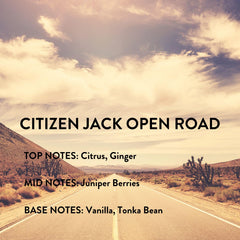 Citizen Jack Open Road, Men's Eau de Parfum, Classic and Rugged Fragrance for Men, 3.4 oz 100ml