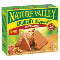 Nature Valley Crunchy Dipped Salted Caramel, 16 squares - 200g