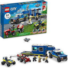 LEGO City Police Mobile Command Truck 60315 Building Kit; Toy Police Construction Playset for Kids Aged 6 and up (436 Pieces)