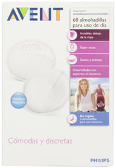 AVENT Philips Day Disposable Breast Pads, 60 Count