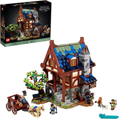 LEGO Ideas Medieval Blacksmith 21325 Building Set, Model Kit for Adults to Build, Collectible Display House with Workshop, Home Décor Gift Idea