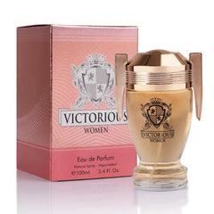 URBAN COLLECTION Victorious Eau De Parfum for Women Filled with Sweet Floral, Tropical Fruit, Powdery Gourmand Tone & Creamy, Fluffy Note - Base of Vanilla, Sensual Musk & Earthy Sandalwood Elegant 100ml Bottle