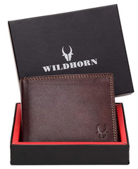 WildHorn Leather Wallet for Men I Ultra Strong Stitching I 2 Currency Compartments