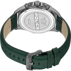 POLICE - Malawi Watch For Men With Leather Strap Water Resistant 45mm