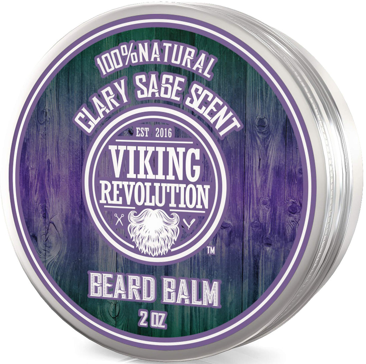 Viking Revolution BEST DEAL Beard Balm with Clary Sage Scent and Argan & Jojoba Oils - Styles, Strengthens & Softens Beards & Moustaches - Leave in Conditioner Wax for Men by ...