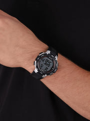 Timex Men's DGTL Rugged 46mm Watch - Black/Gray