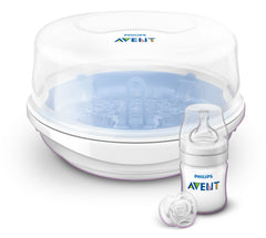 PHILIPS Avent Microwave Steam Sterilizer (SCF282/22,280x280x176 mm, 740 g, White)