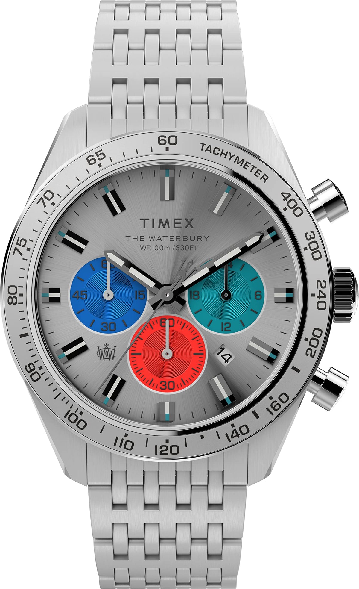 Timex Men’s Waterbury Diver Automatic 40mm Watch - Stainless Steel/Silver-Tone/Stainless Steel