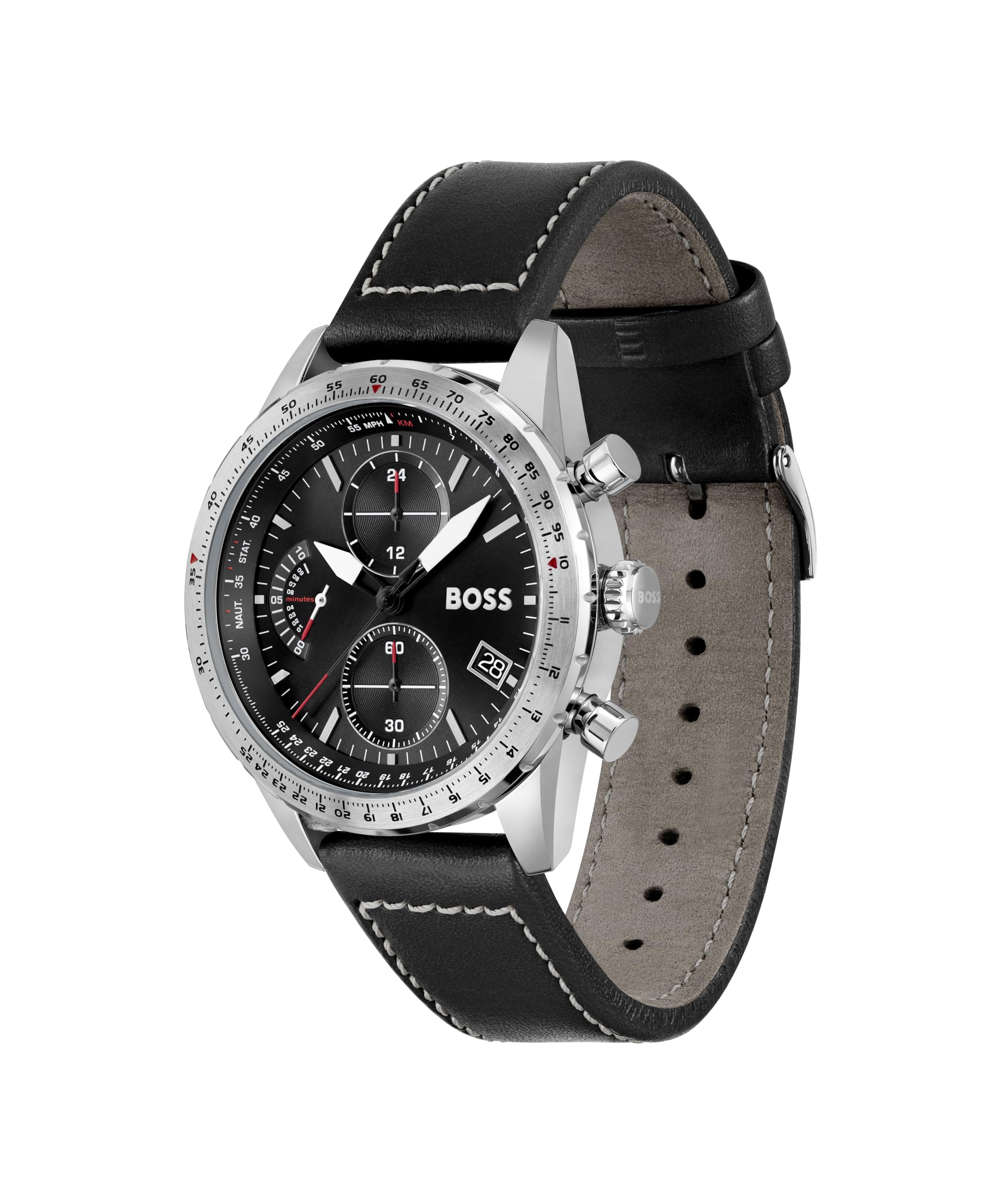 Hugo Boss PILOT EDITION CHRONO Men's Watch, Analog - Black