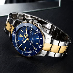 Maserati Lifestyle Date Analog Dial Color Blue Watches for Men - R8873600007