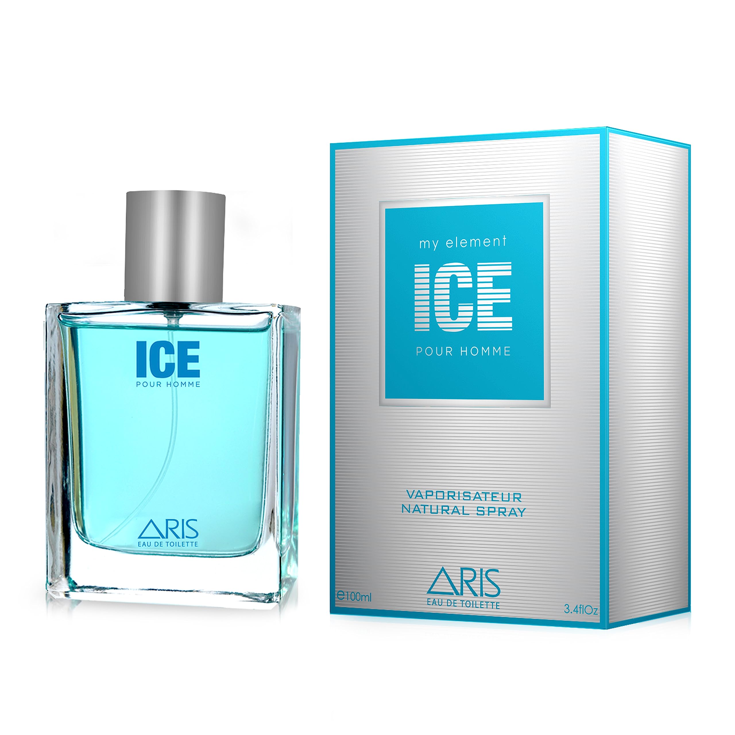 Ice by Aris: Eau de Parfum | Perfume for Men/Cologne for Men | Fresh Fruity and Floral Fragrance | Long Lasting Perfume for Men - 100ml