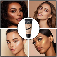 Matte Liquid Foundation,30 Ml Soft Matte Face Foundation Makeup - Makeup Practice Face for a Naturally Perfect Look, Matte Oil Control Foundation for All Skin Types
