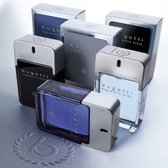bugatti signature blue perfume for men, 100 ml, fresh eau de toilette with fresh fragrance, men's perfume for all ages, for any occasion and occasion, elegant, sporty, aromatic