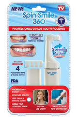 Spark Innovators Spin Smile 360 - Professional Grade Tooth Polisher - Seen On Tv