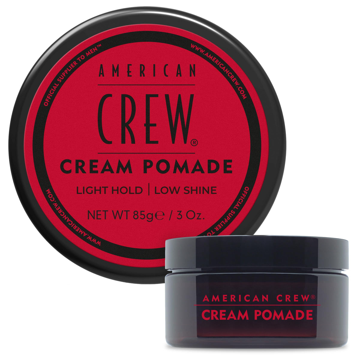 American Crew Hair Cream Pomade for Men's, Hair Gel with Light Hold & Low Shine - 3 Oz (Pack of 1)