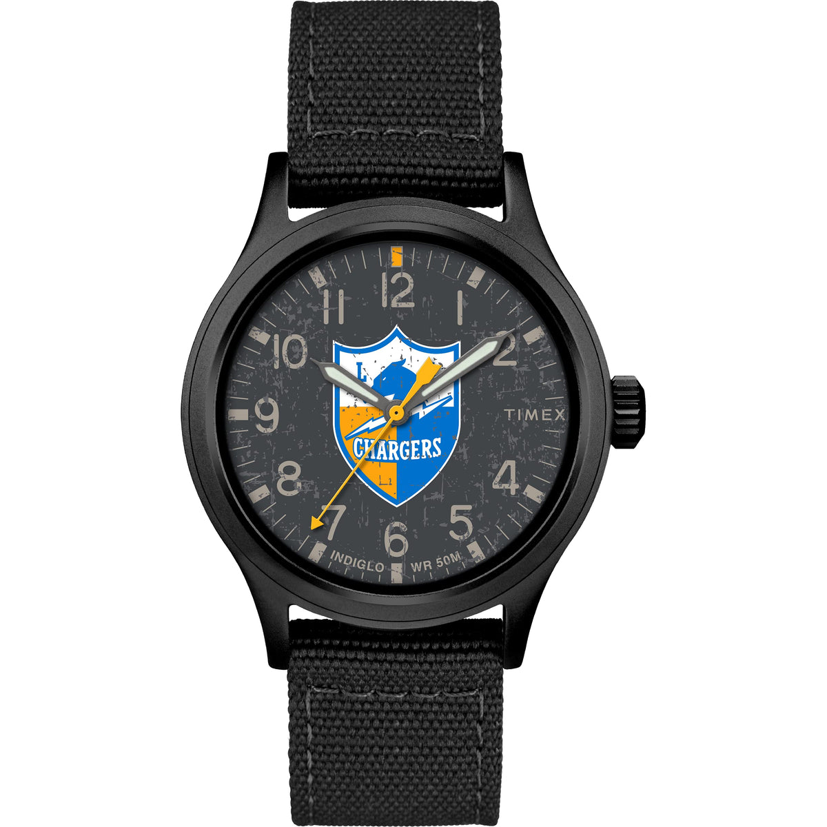 Timex Tribute Men's NFL Scout 40mm Quartz Fabric Strap - Los Angeles Chargers