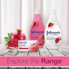 Johnson's Body Wash - Vita-Rich, Brightening Pomegranate Flower, 400ml