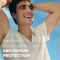 NIVEA MEN Antibacterial Deodorant Spray for Men, Fresh Active, 48H Active Protection, with Infini Fresh Formula, Long-Lasting Freshness, 2x150ml, Dual Pack