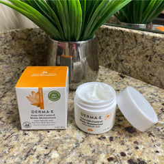 Derma E Very Clear Moisturizing Cream W Anti Blemish Complex, 2 ounce