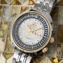 Orient RN-AA0E01S [Orient Men's Metal Revival World Map] Watch Shipped from Japan