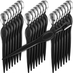 MAKINGTEC Eyebrow Trimmer Razor, Multifunctional Stainless Steel Blade Facial Trimmer, Epilator for Men and Women Facial (21 Pcs, Black)