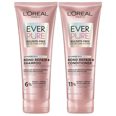 L’Oréal Paris EverPure Bonding Shampoo and Conditioner Kit for Color-Treated Hair, 6.8 Ounce (Set of 2)