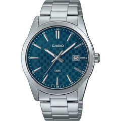 Casio Men's Watch - MTP-VD02B-1EUDF Silver / Blue