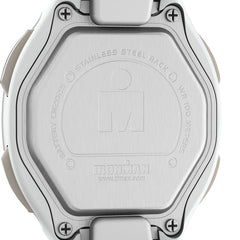 Timex Women's Ironman Transit 33mm Resin Strap Watch - White/Chrome-tone