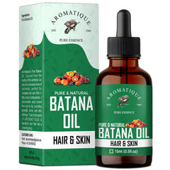 Aromatique Pure Batana Oil For Hair Cold Pressed Oil, Derived from palm nut oil For Hair & Skin (15 ML)