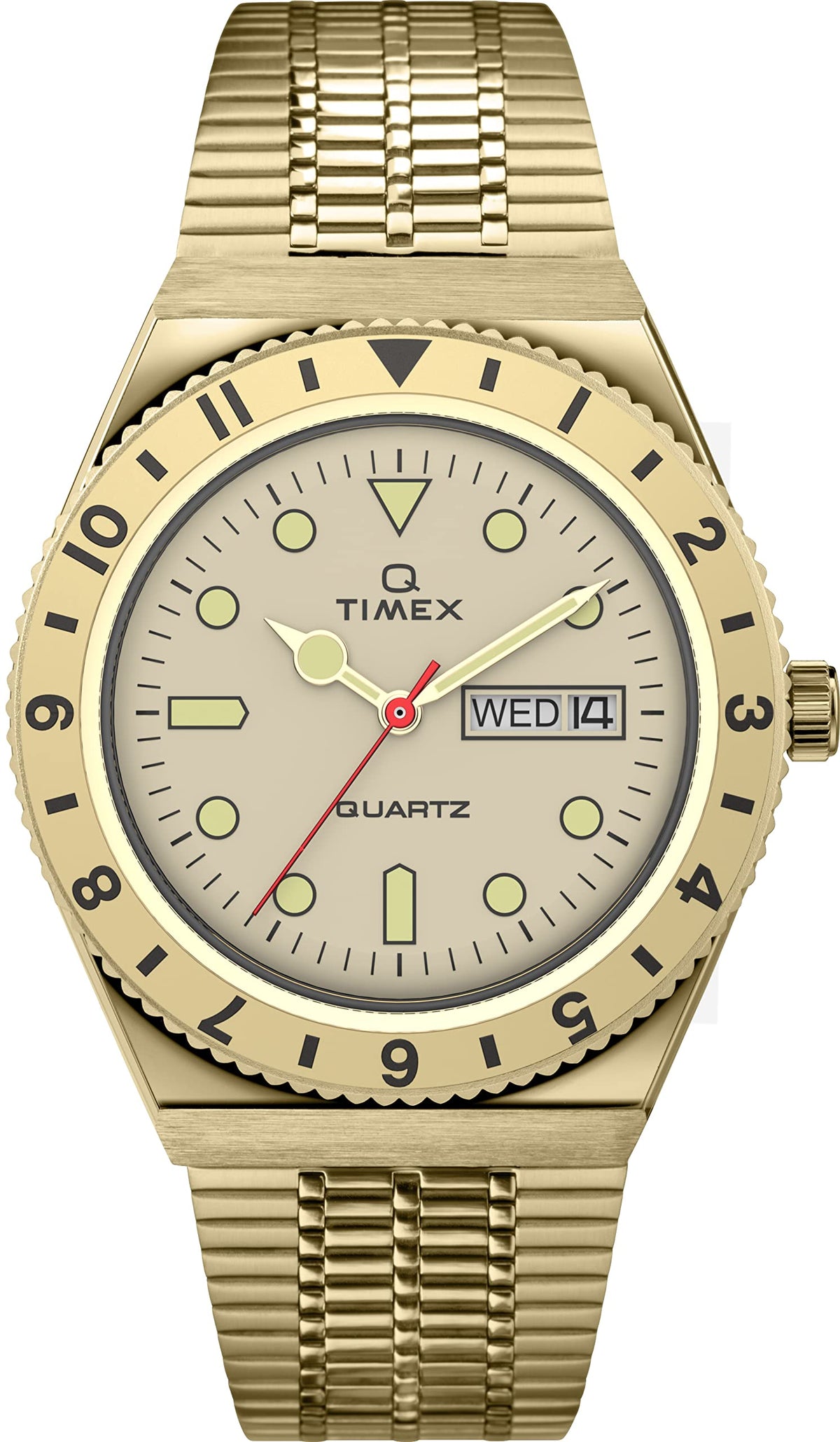 Timex Q Reissue Men's Analogue Watch with Stainless Steel Strap