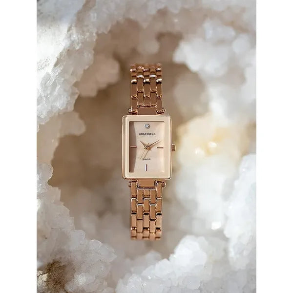 Armitron Women's Genuine Diamond Dial Watch