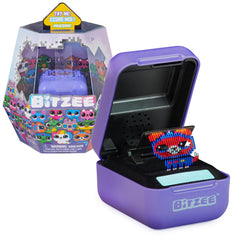 Bitzee Interactive Toy Digital Pet and Case with 15 Animals Inside, Virtual Electronic Pets React to Touch, Kids Toys for Girls Boys Purple