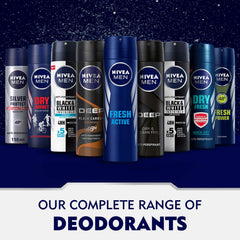NIVEA MEN Antiperspirant Spray for Men, Black & White Invisible Protection Fresh, 200ml