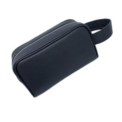 Classic Milano® Leather Travel Toiletry Bag, Hand Bag, and Clutch Bag for Men and Women – Travel Organizer, Spacious Cosmetic Case & Dopp Kit for Shaving, Makeup & Grooming Essentials