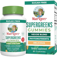 MARYRUTH'S Super Greens, Naturally-Occurring Quercetin, Spirulina, 60 Count | Naturally-Occurring Quercetin, Spirulina, Broccoli Root, Kale Leaf, Sugar Free, 2g Fiber, Vegan