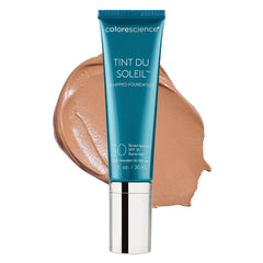 Colorescience Mineral Sunscreen Foundation, Tint du Soleil, For Sensitive Skin - Broad Spectrum SPF 30 Protection- Deep