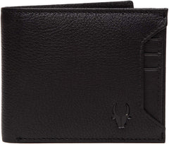WildHorn Men WH1253 Travel Accessory- Bi-Fold Wallet - Black