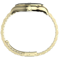 Timex 34 mm Waterbury 3-Hand Date, Gold, One Size, 34 mm Waterbury 3-Hand Date