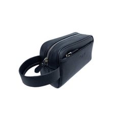 Classic Milano® Leather Travel Toiletry Bag, Hand Bag, and Clutch Bag for Men and Women – Travel Organizer, Spacious Cosmetic Case & Dopp Kit for Shaving, Makeup & Grooming Essentials
