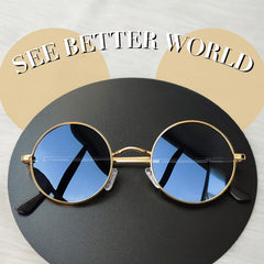 Joopin Round Polarized Sunglasses for Men Women, UV Protection Sun Glasses Small Circle Hippie Lennon Shades Sunglasses