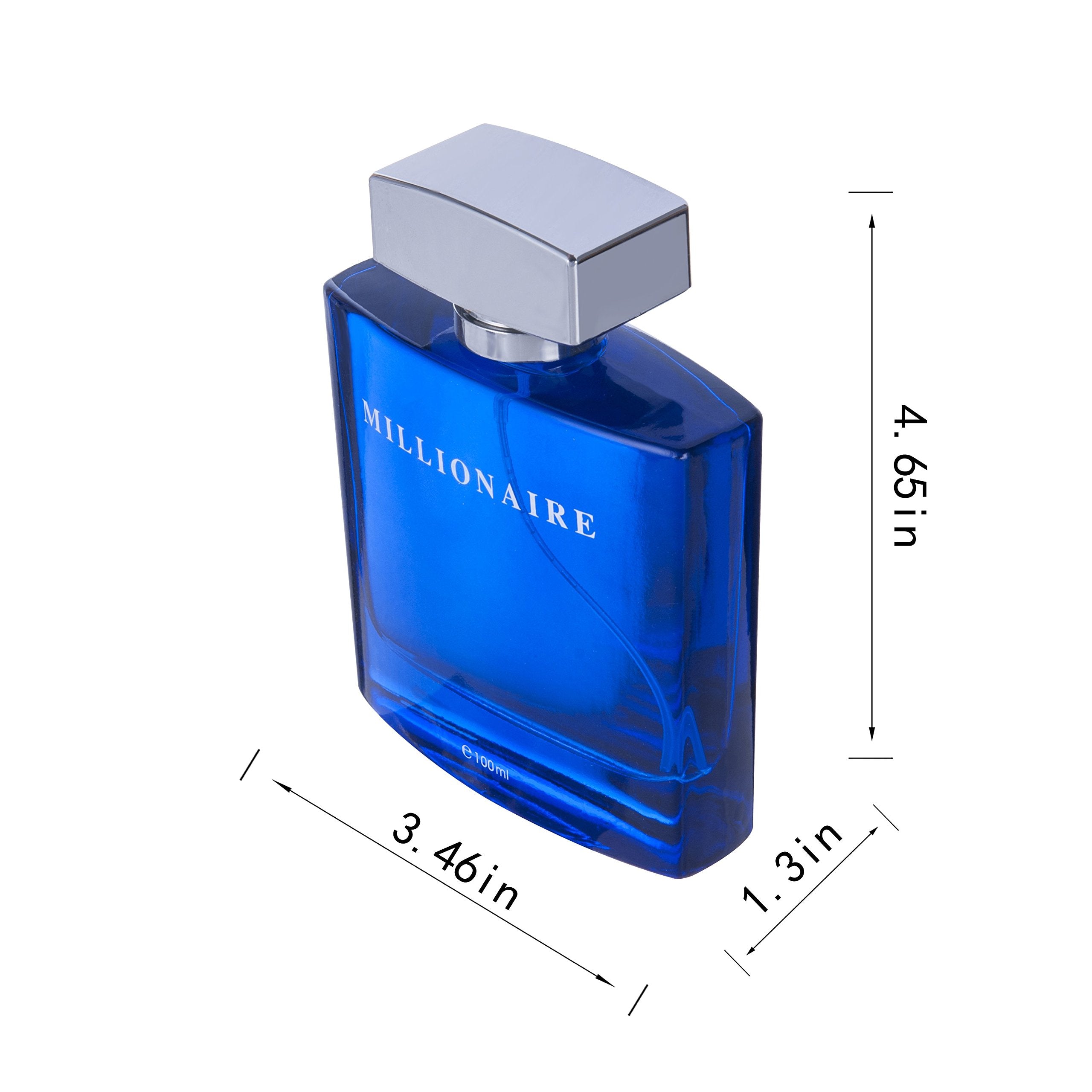 Perfume&Beauty Perfume Eau de Parfume for Men, 3.4 oz Spray Parfume for Men 100 ML- Blue Millionaire