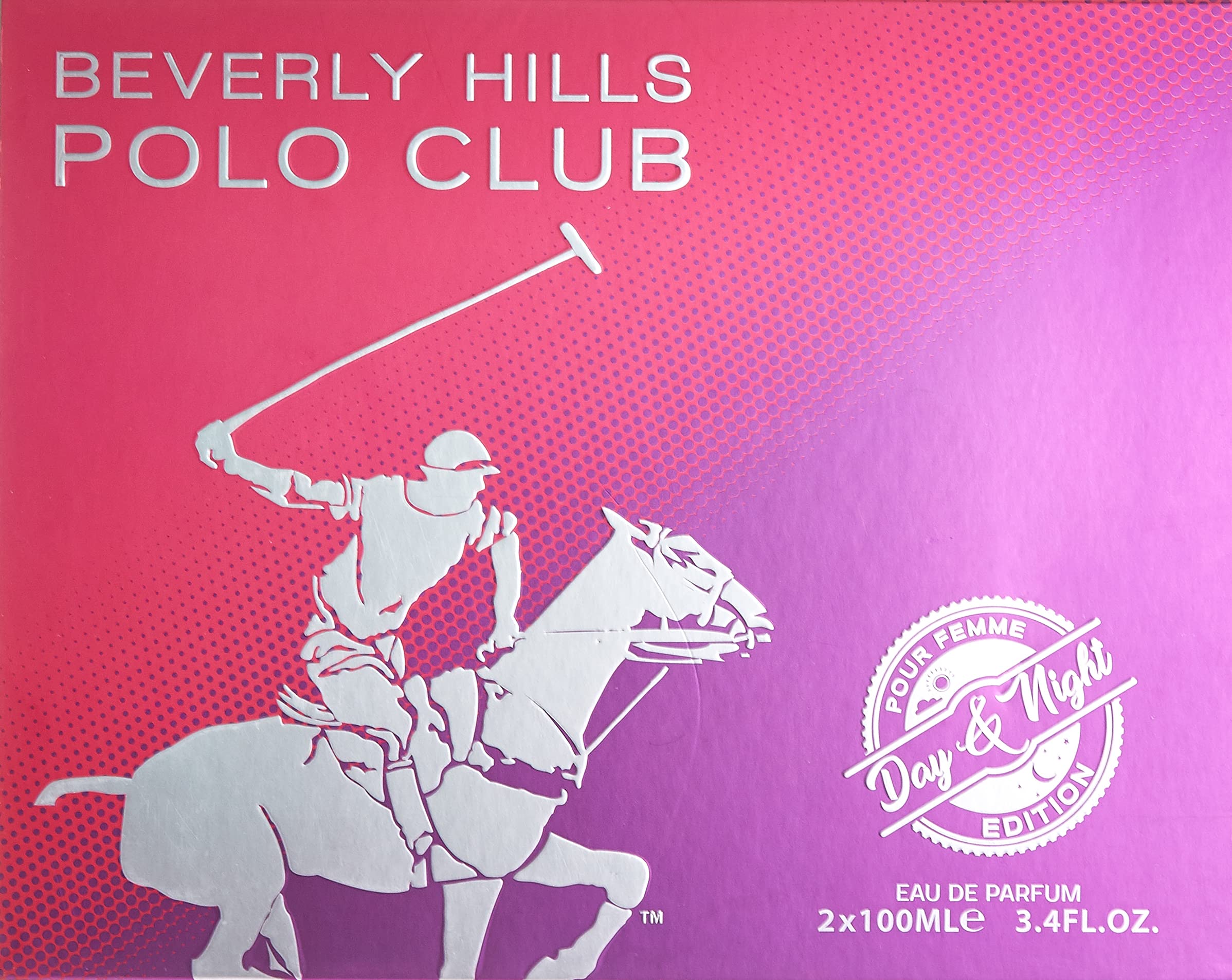 Beverly Hills Polo Club Prestige Pour Femme Eud De Parfum Twin Pack, Gift Set, for Womens 2 x 100ml