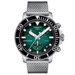Tissot Chronograph Silver Strap Men's Wrist Watches T120.417.11.091.00, T1204171109100