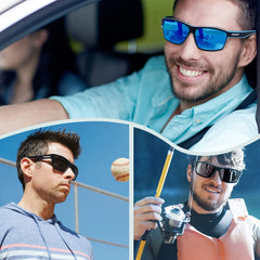 Orrstarry Polarised Sunglasses Mens 2 Pack Sports Sunglasses for Men Women Fishing Running Cycling with UV Protection 3046